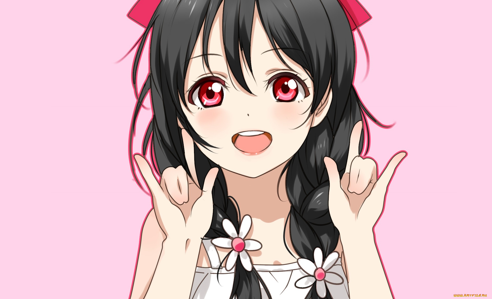 аниме, love, live, , school, idol, project, девочка