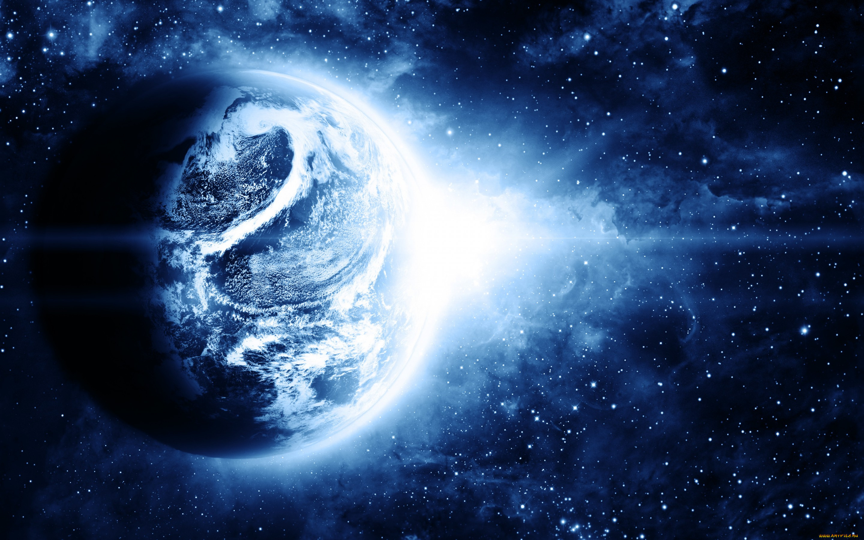 космос, арт, планета