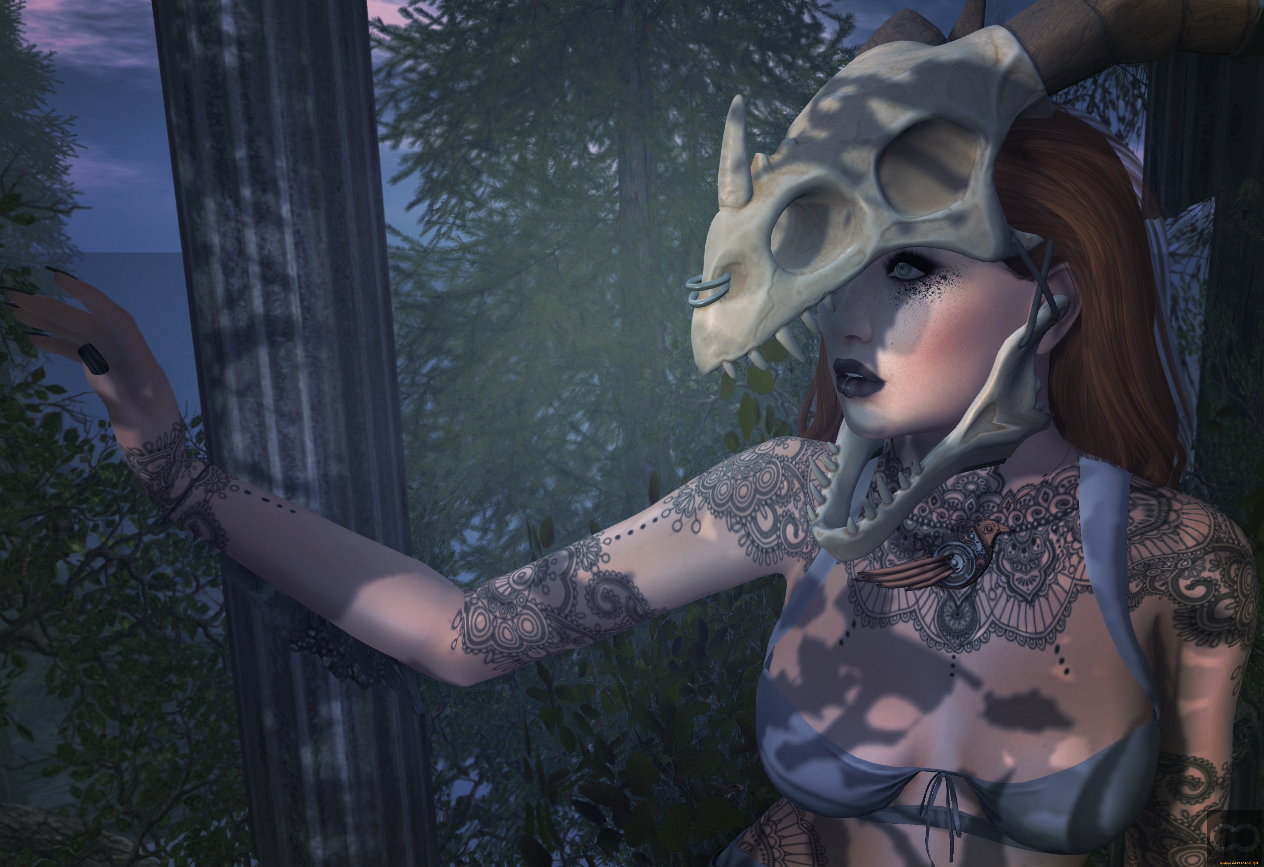 3д, графика, люди, , people, фон, взгляд, девушка