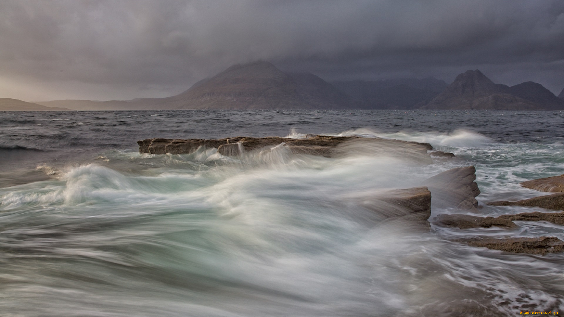природа, побережье, камни, маргарита, Чернилова, волны, море, элгол, прибой, мол