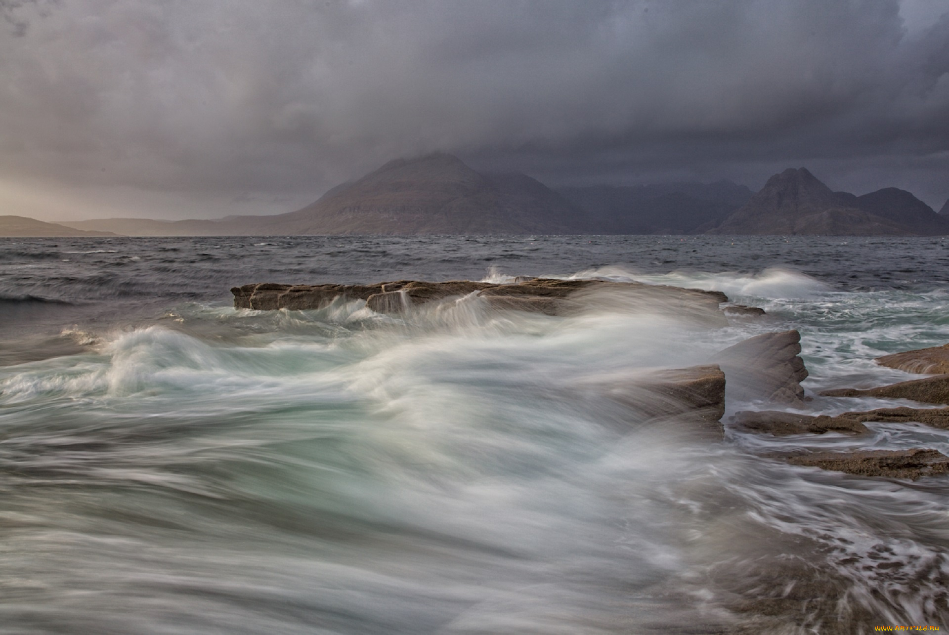 природа, побережье, камни, маргарита, Чернилова, волны, море, элгол, прибой, мол