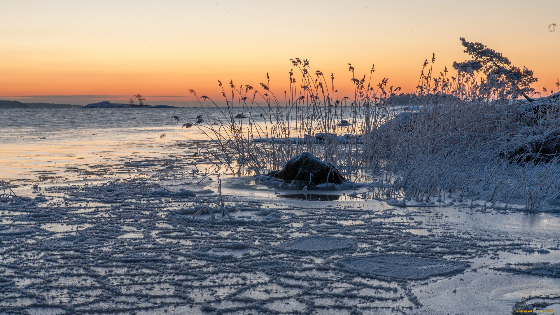 природа, зима, простор