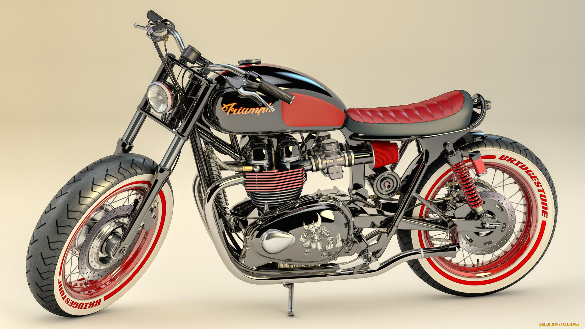 мотоциклы, 3d, мотоцикл