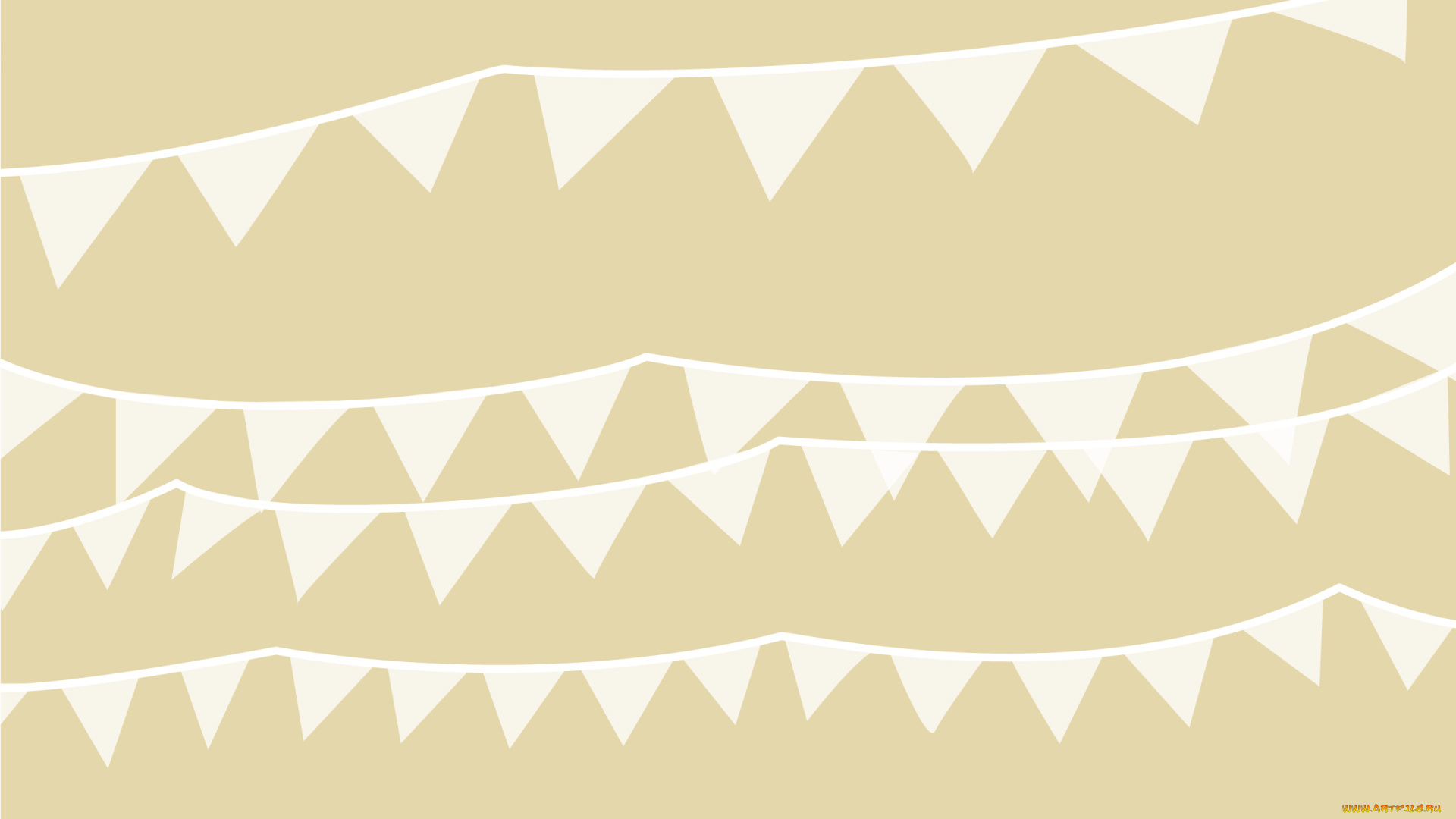 рисованное, минимализм, гирлянда, флажки