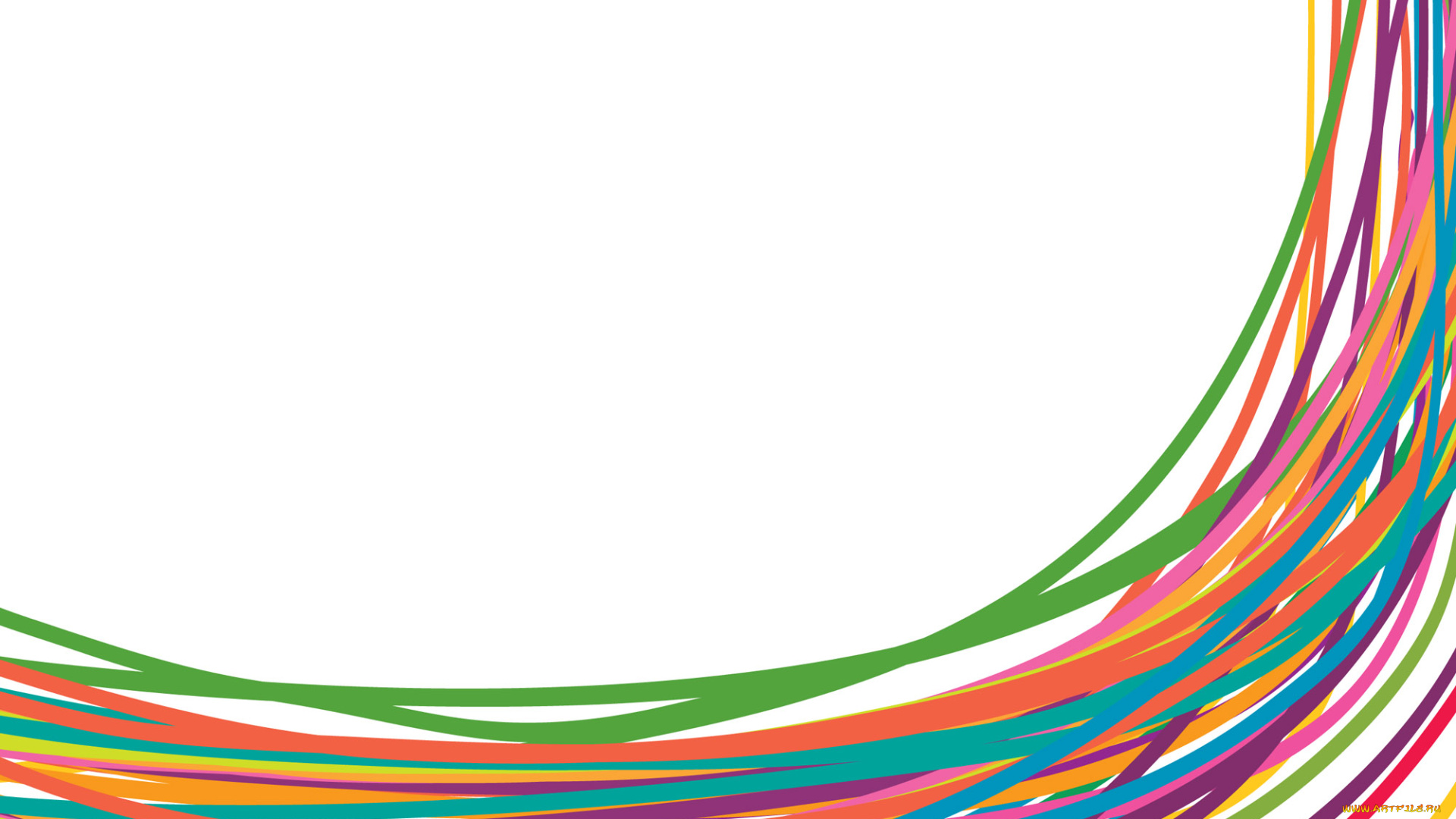 рисованное, минимализм, полосы, ленты, изгибы