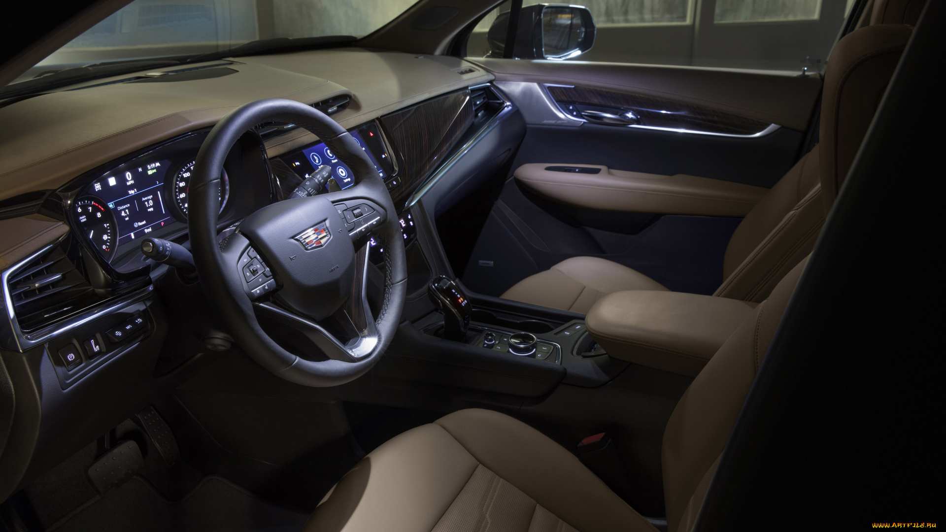 2020, cadillac, xt6, автомобили, интерьеры, салон, панель, управления, руль, кресло, cadillac
