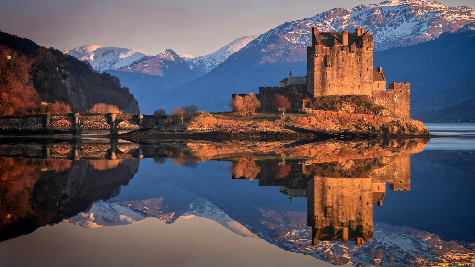 eilean, donan, castle, города, замки, англии, eilean, donan, castle