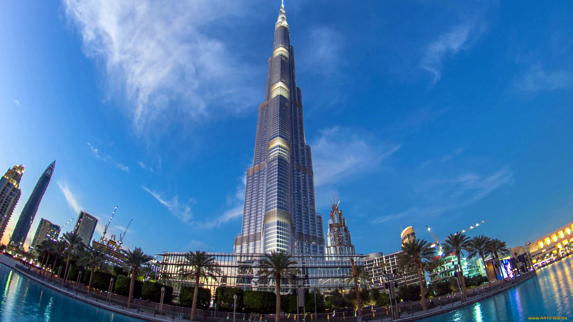 города, дубай, , оаэ, burj, khalifa