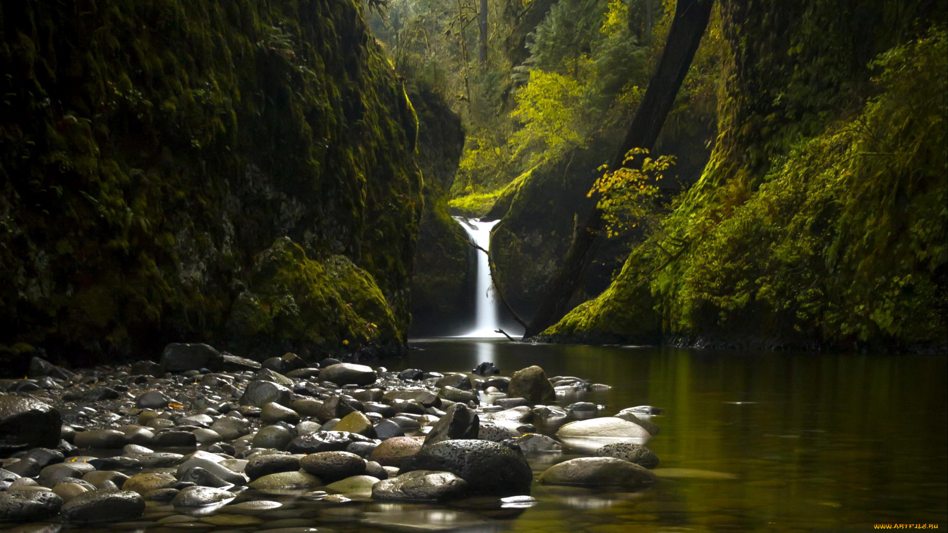 природа, водопады, поток, водопад, вода