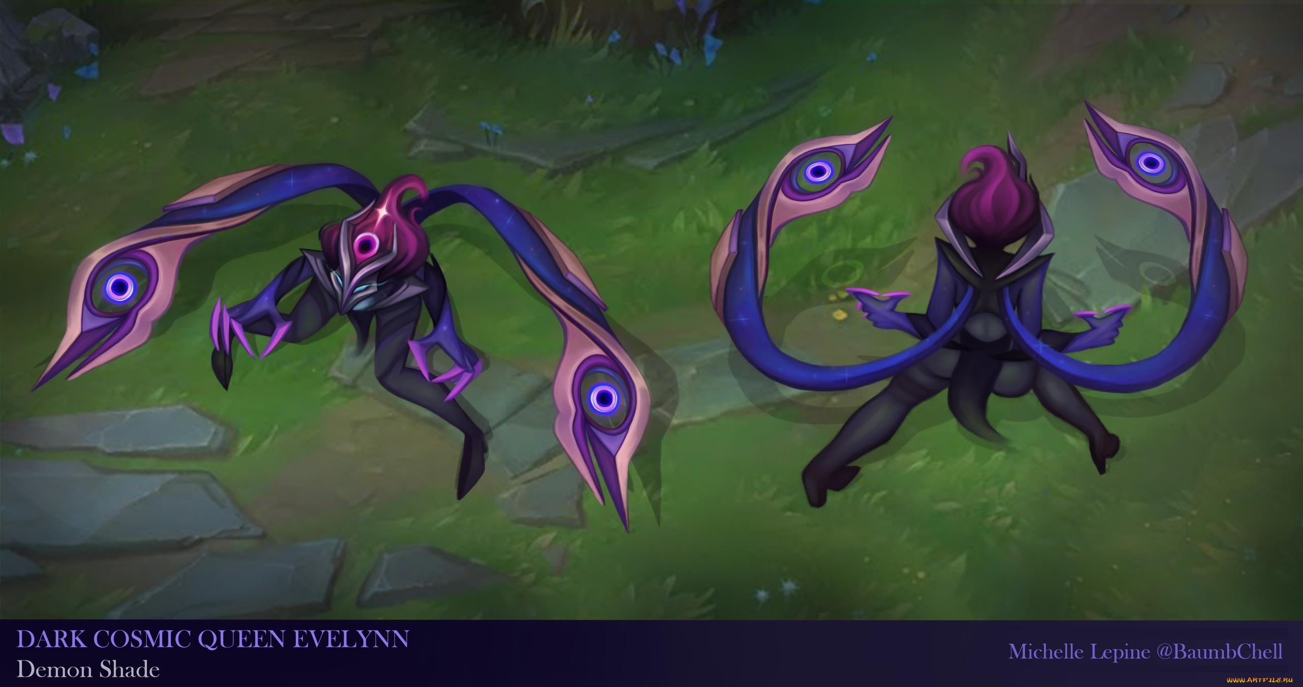 видео, игры, league, of, legends, эвелинн, ракурсы, evelynn