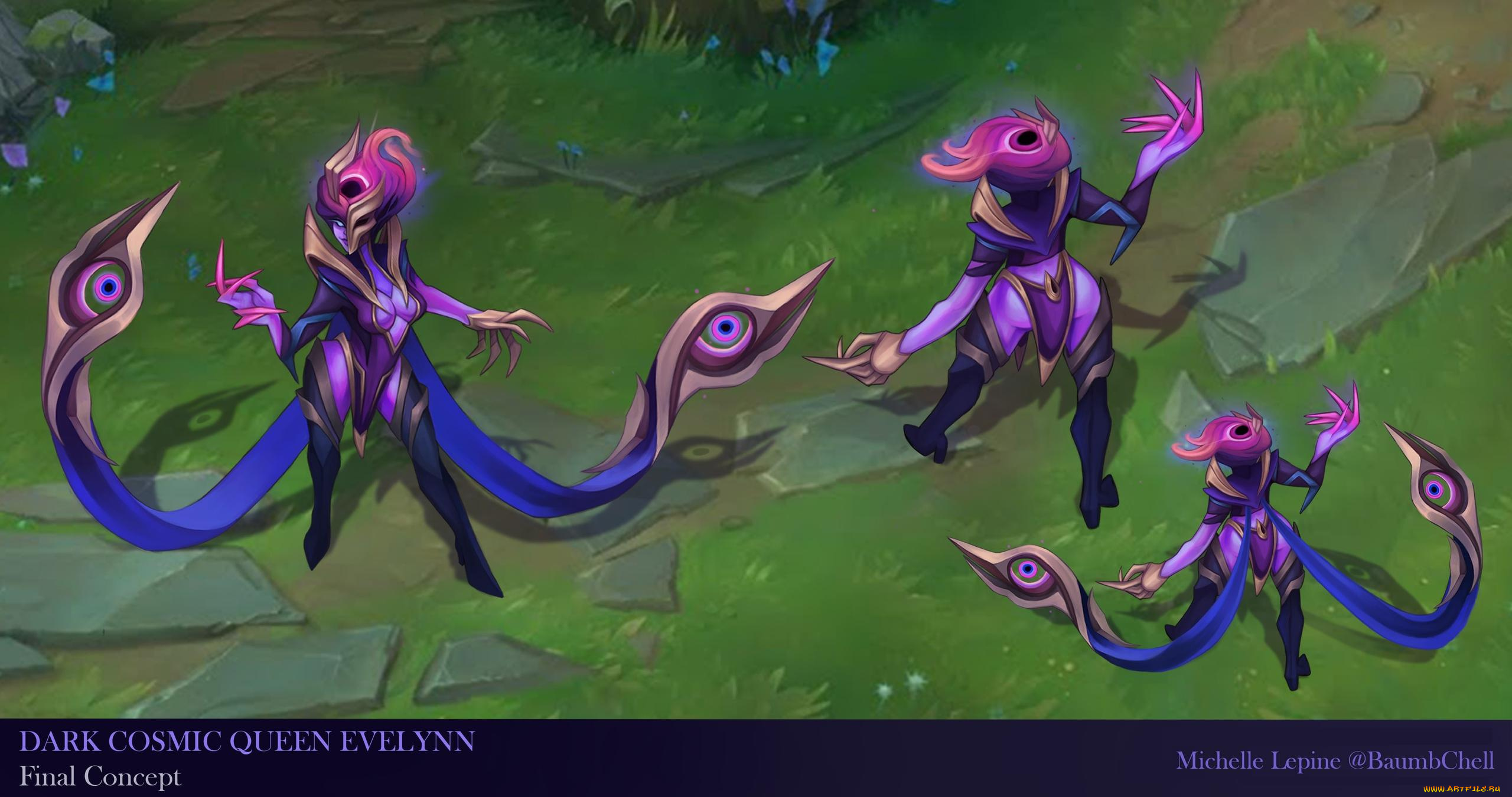 видео, игры, league, of, legends, эвелинн, ракурсы, evelynn