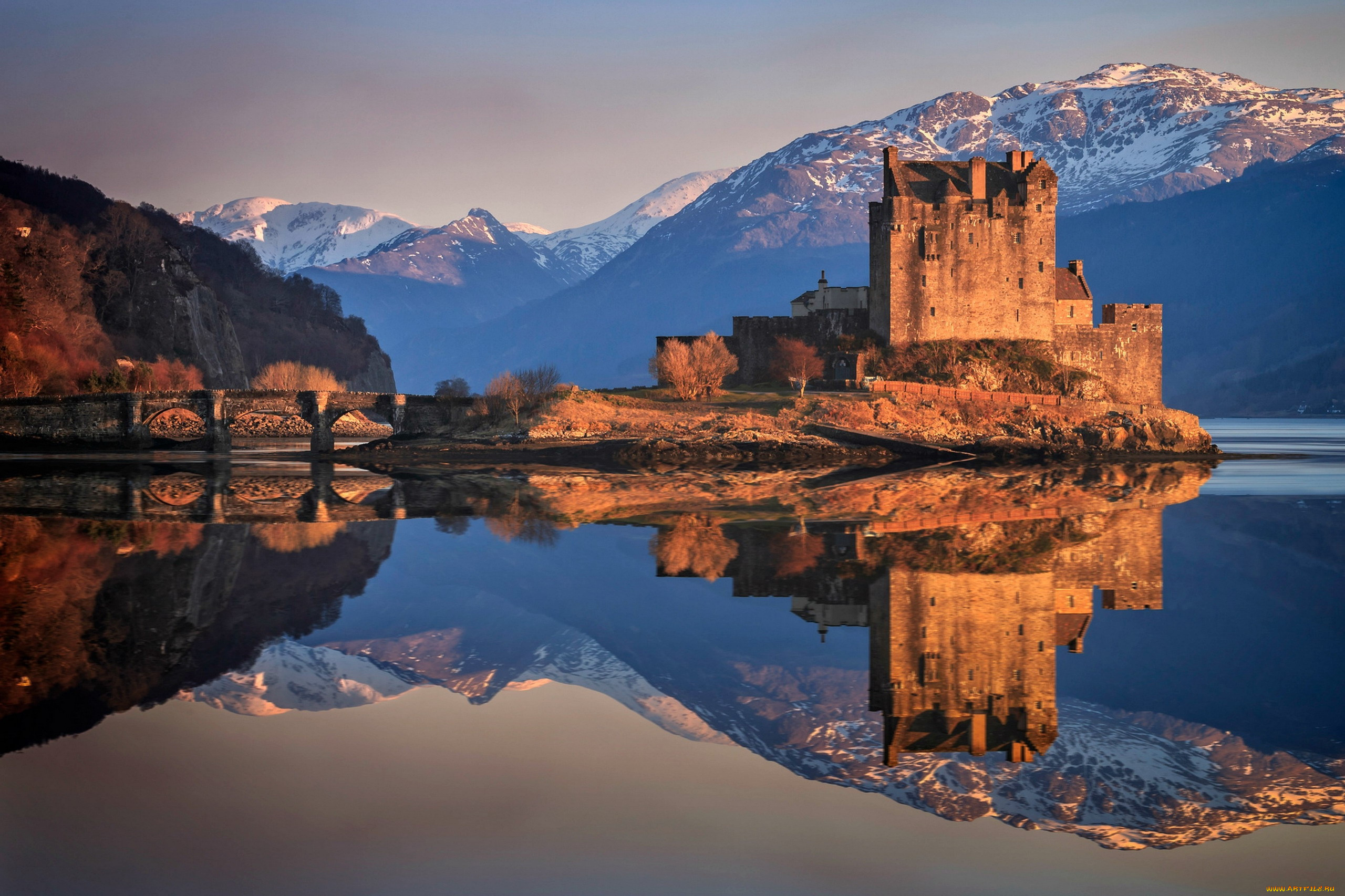 eilean, donan, castle, города, замки, англии, eilean, donan, castle
