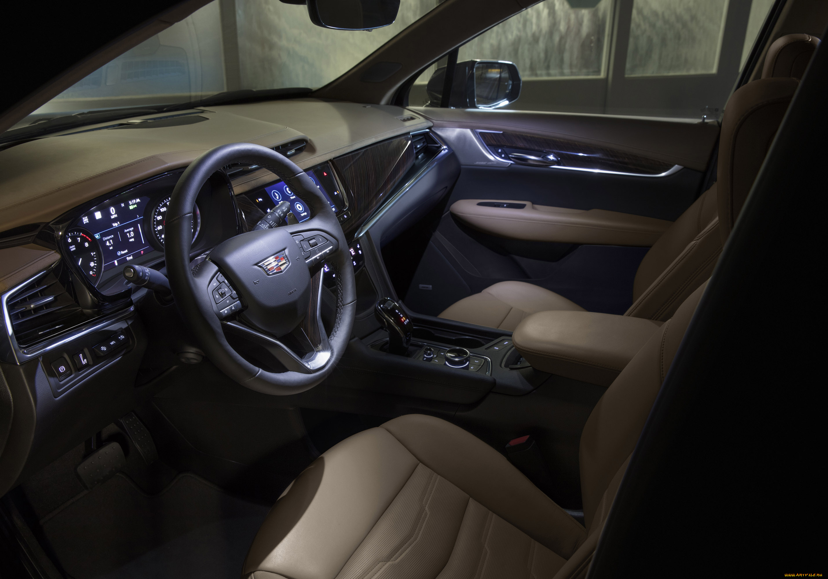 2020, cadillac, xt6, автомобили, интерьеры, салон, панель, управления, руль, кресло, cadillac