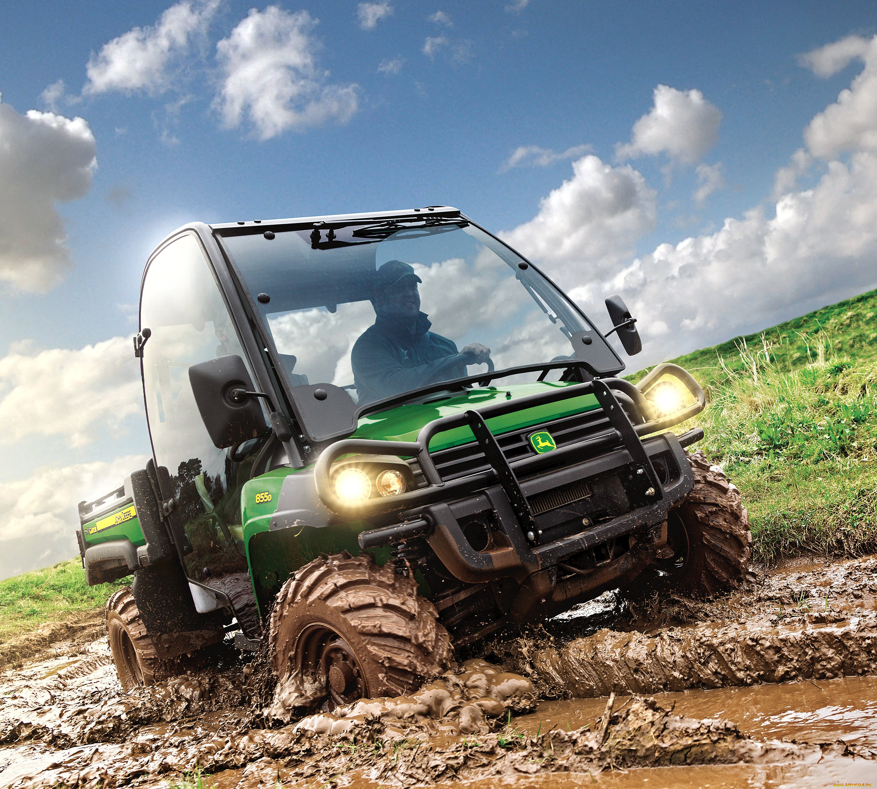 мотоциклы, квадроциклы, john, deere