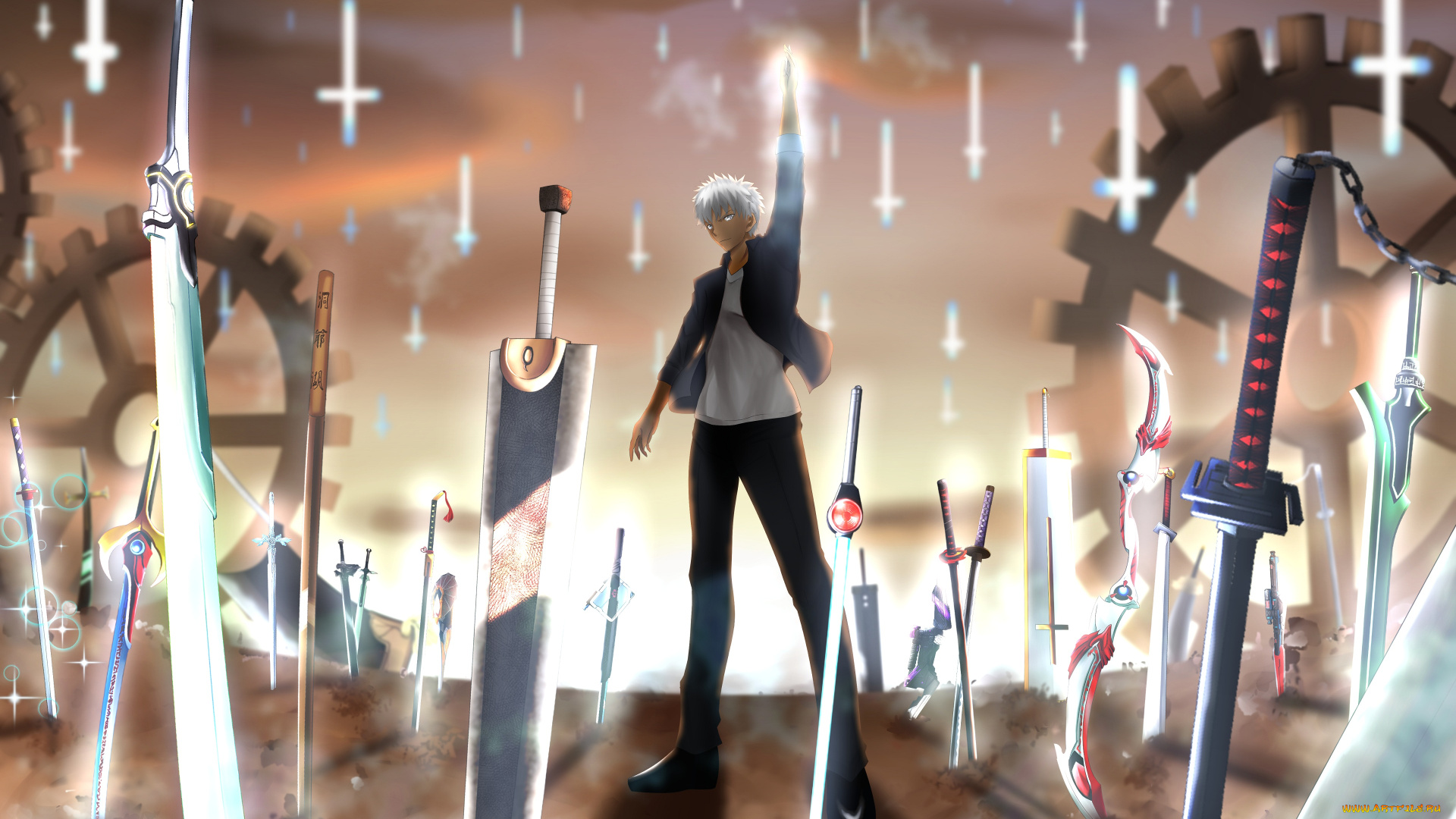 аниме, fate, stay, night, , grand, order, , apocrypha, судьбаночь, схватки