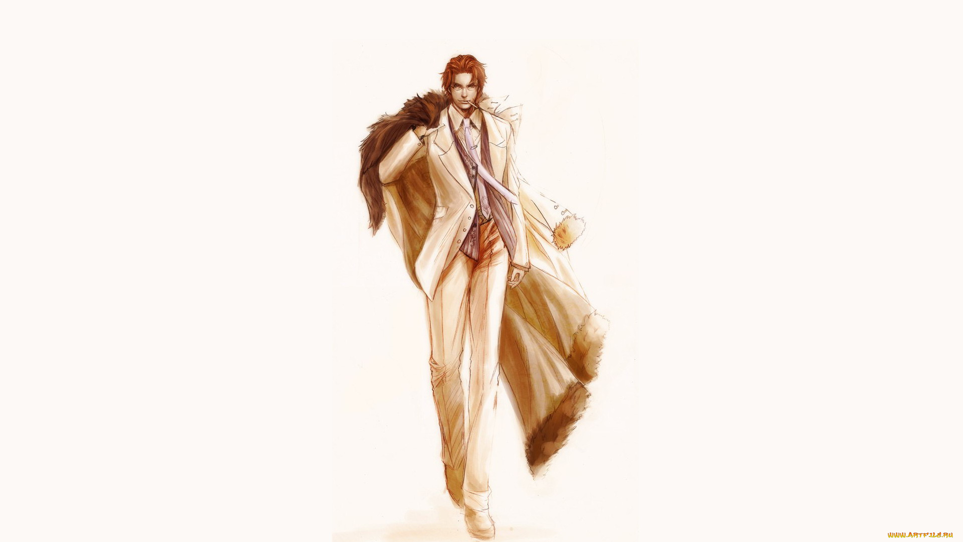 аниме, unknown, , другое, , парень, костюм, пальто