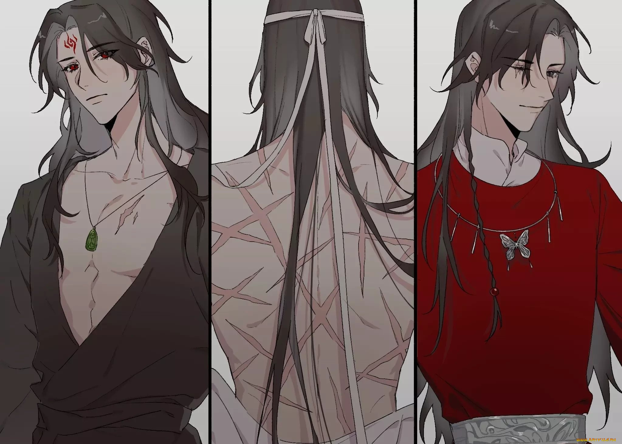 аниме, unknown, , другое, , персонажи, шрамы