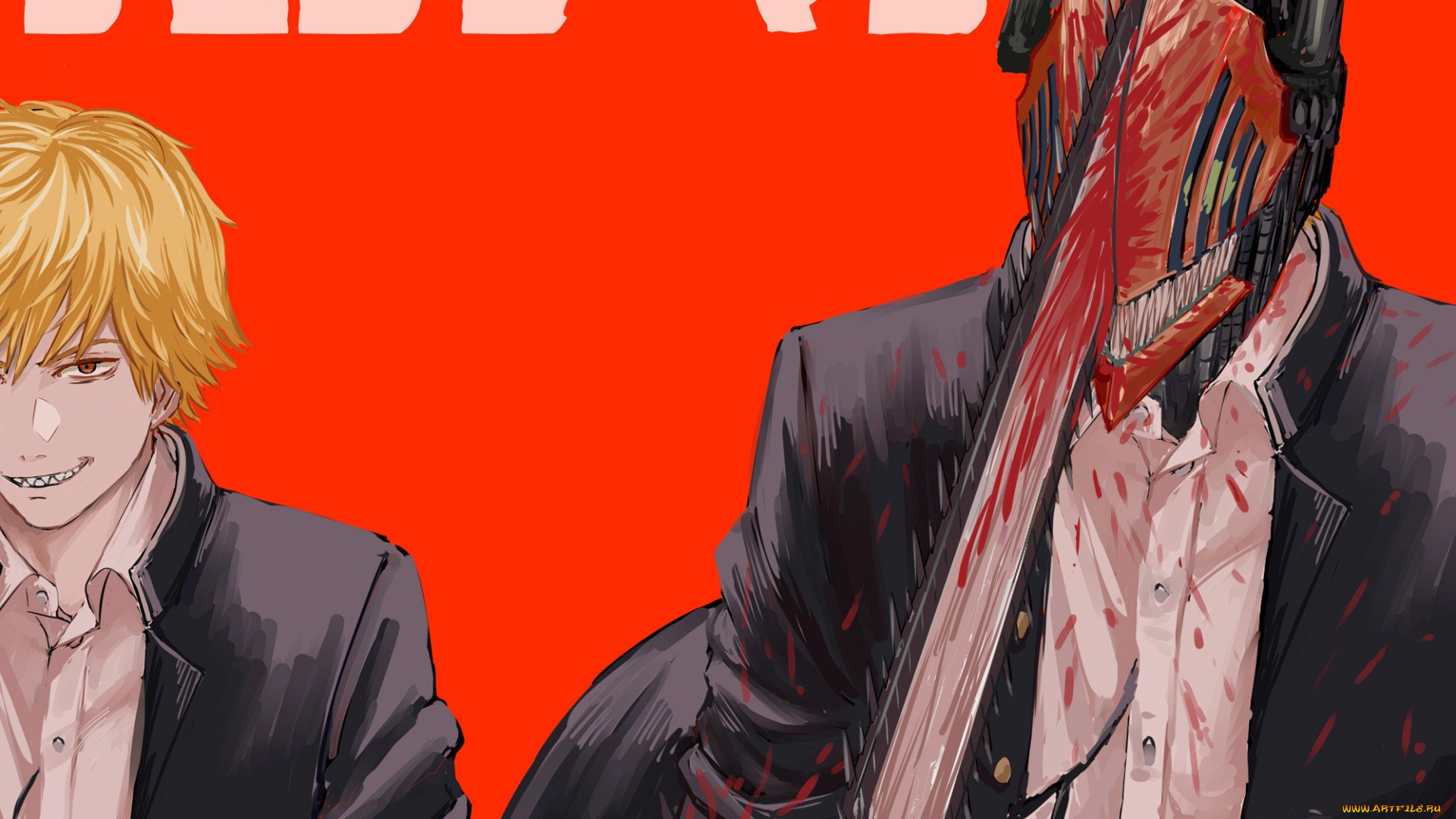 аниме, chainsaw, man, chainsaw, man