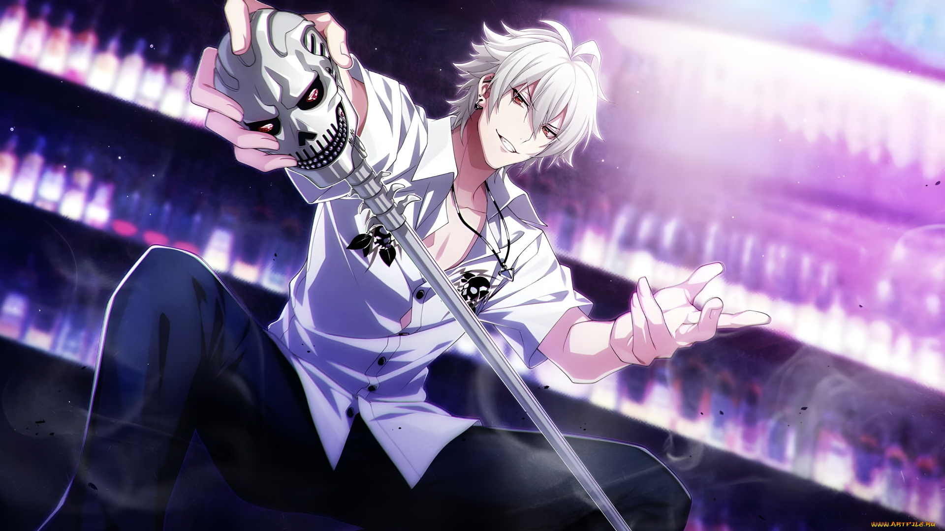 аниме, hypnosis, mic, hypnosis, mic