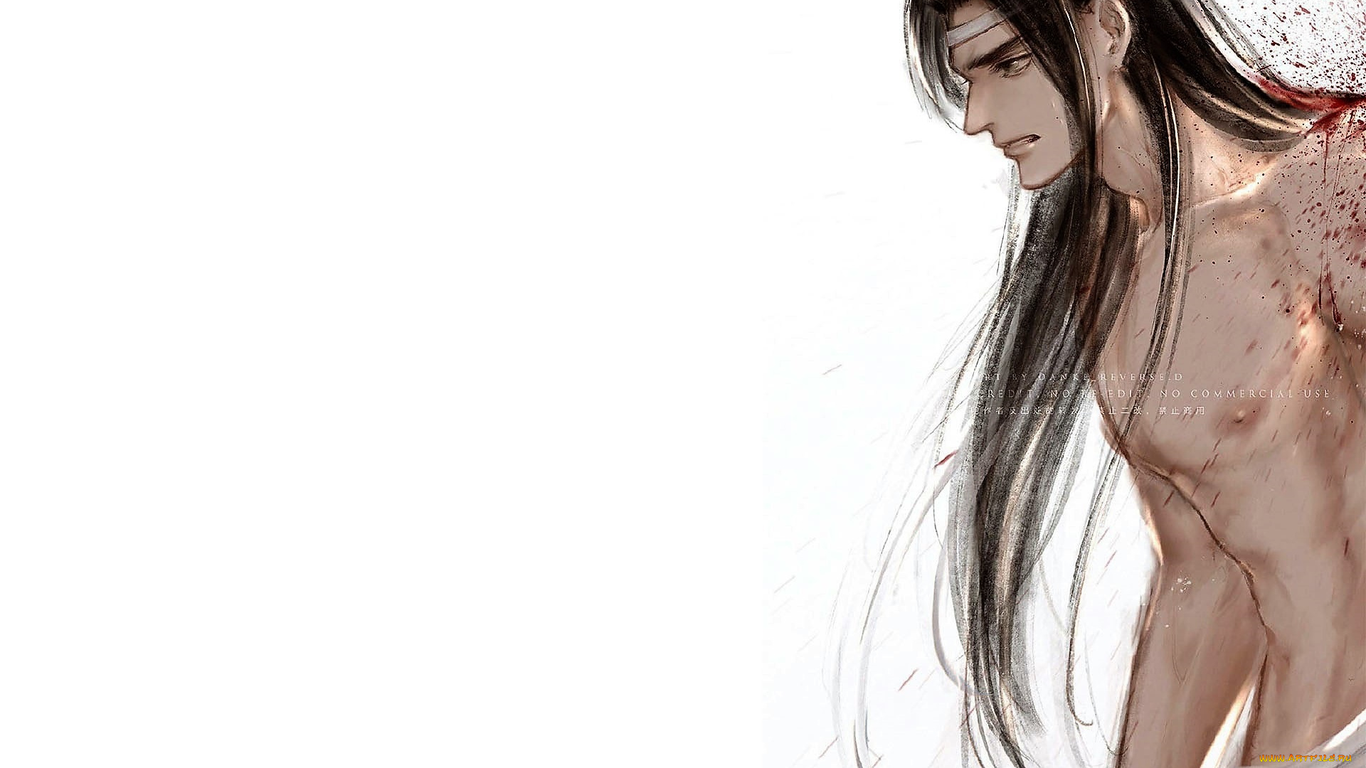 аниме, mo, dao, zu, shi, лань, ванцзи, кровь