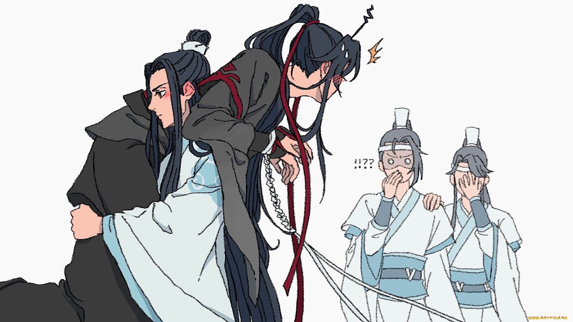 аниме, mo, dao, zu, shi, вэй, усянь, лань, ванцзи, сычжуй, цзинъи