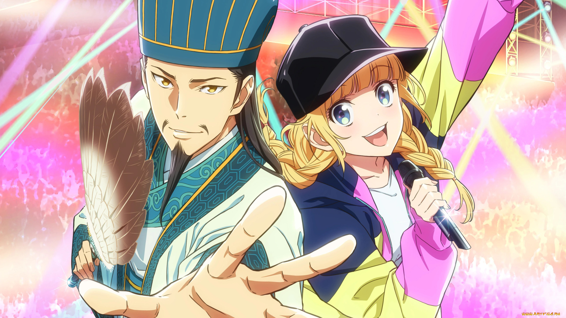 аниме, paripi, koumei, ya, boy, kongming, ya, boy, kongming