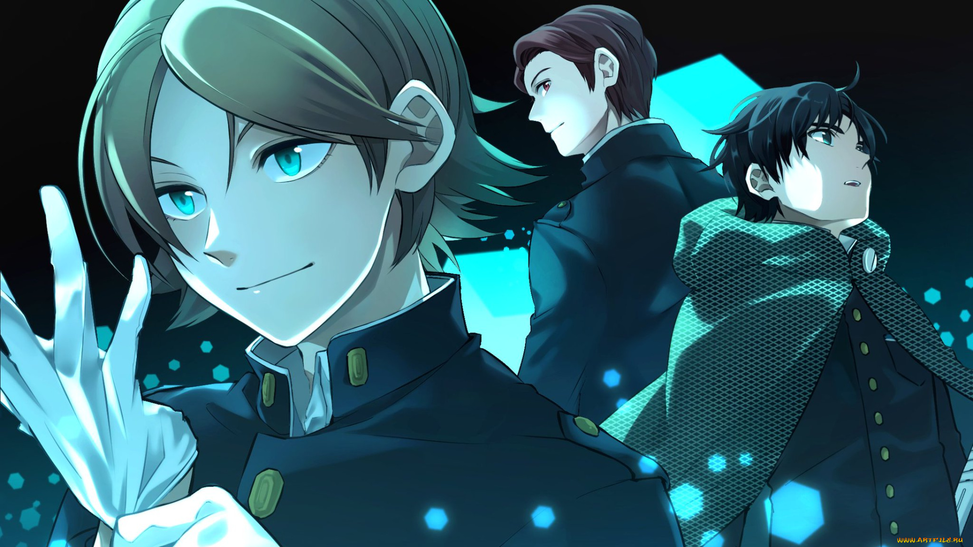 аниме, world, trigger, world, trigger