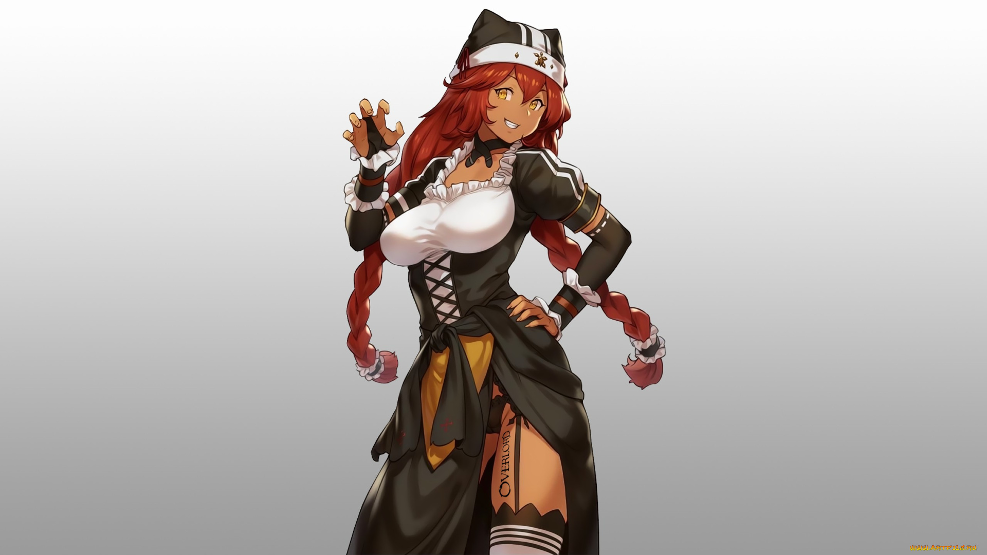 повелитель, аниме, overlord, lupusregina, beta, девушка, взгляд