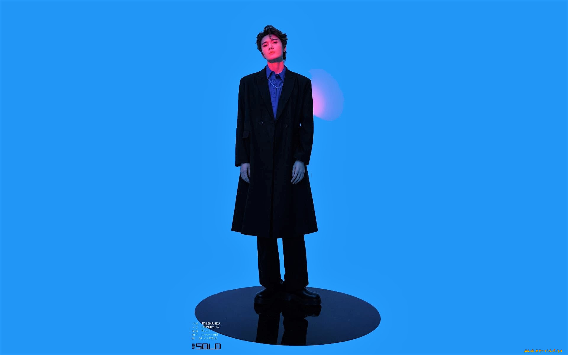 мужчины, liu, haikuan, актер, пальто, круг