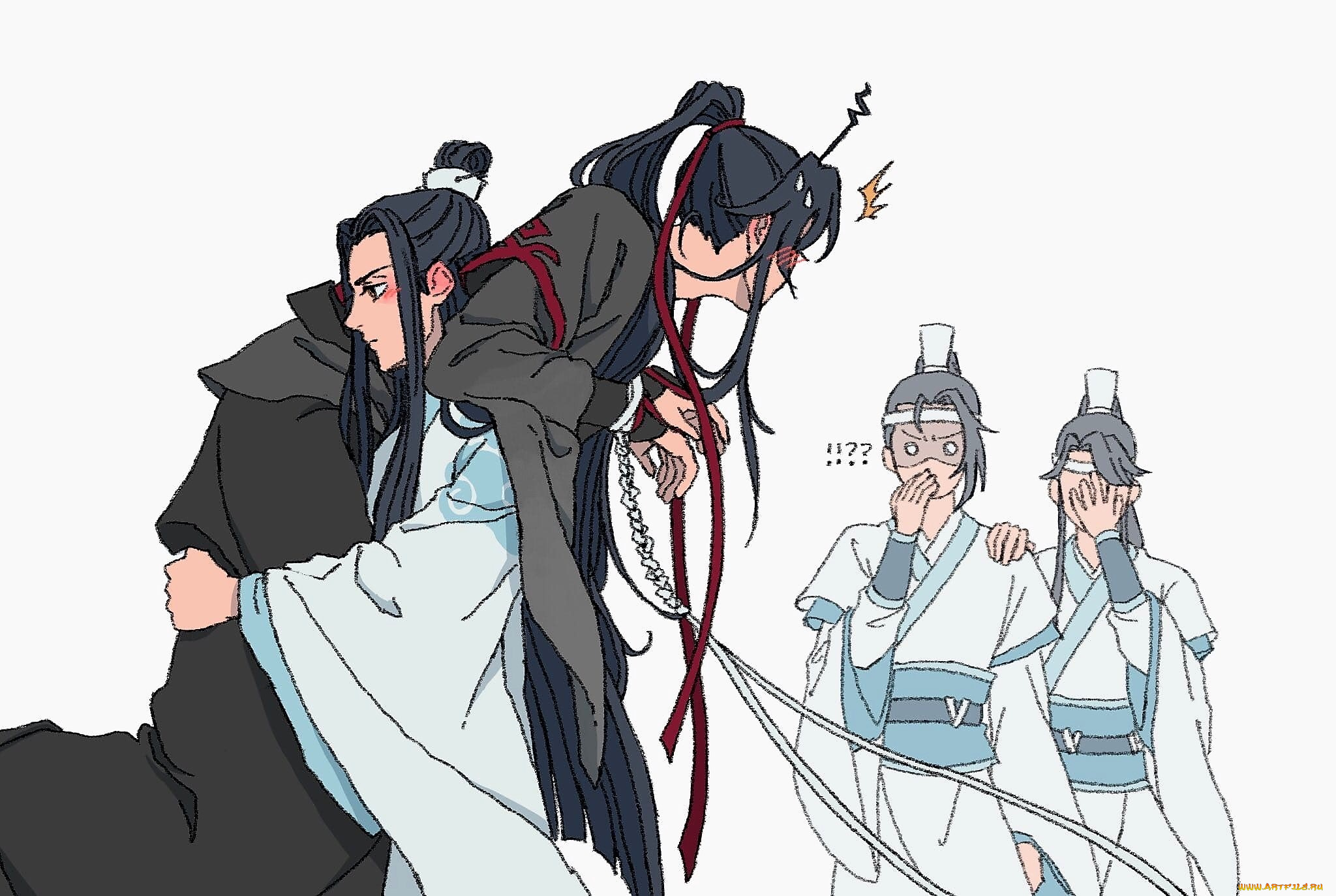 аниме, mo, dao, zu, shi, вэй, усянь, лань, ванцзи, сычжуй, цзинъи