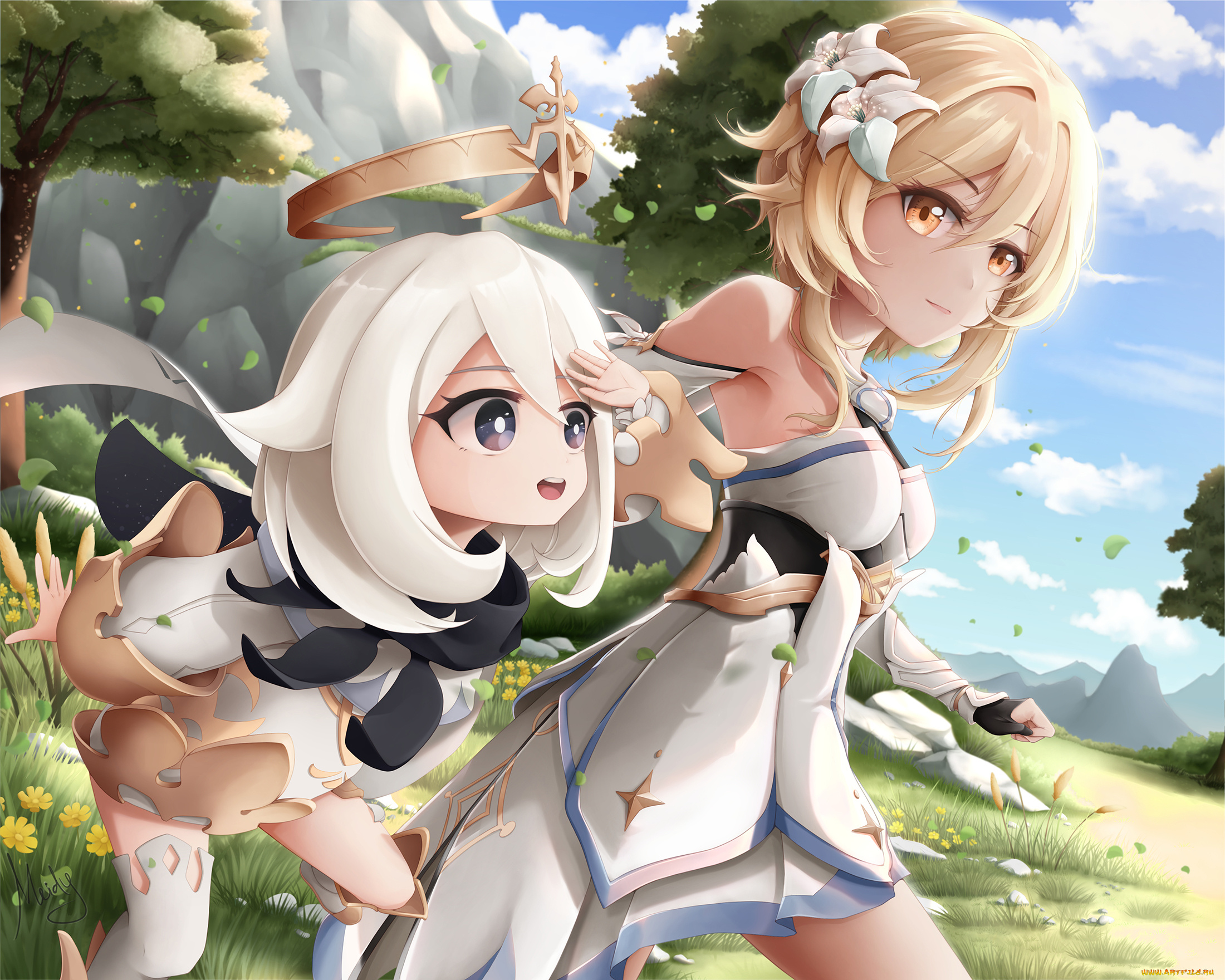 аниме, genshin, impact, genshin, impact