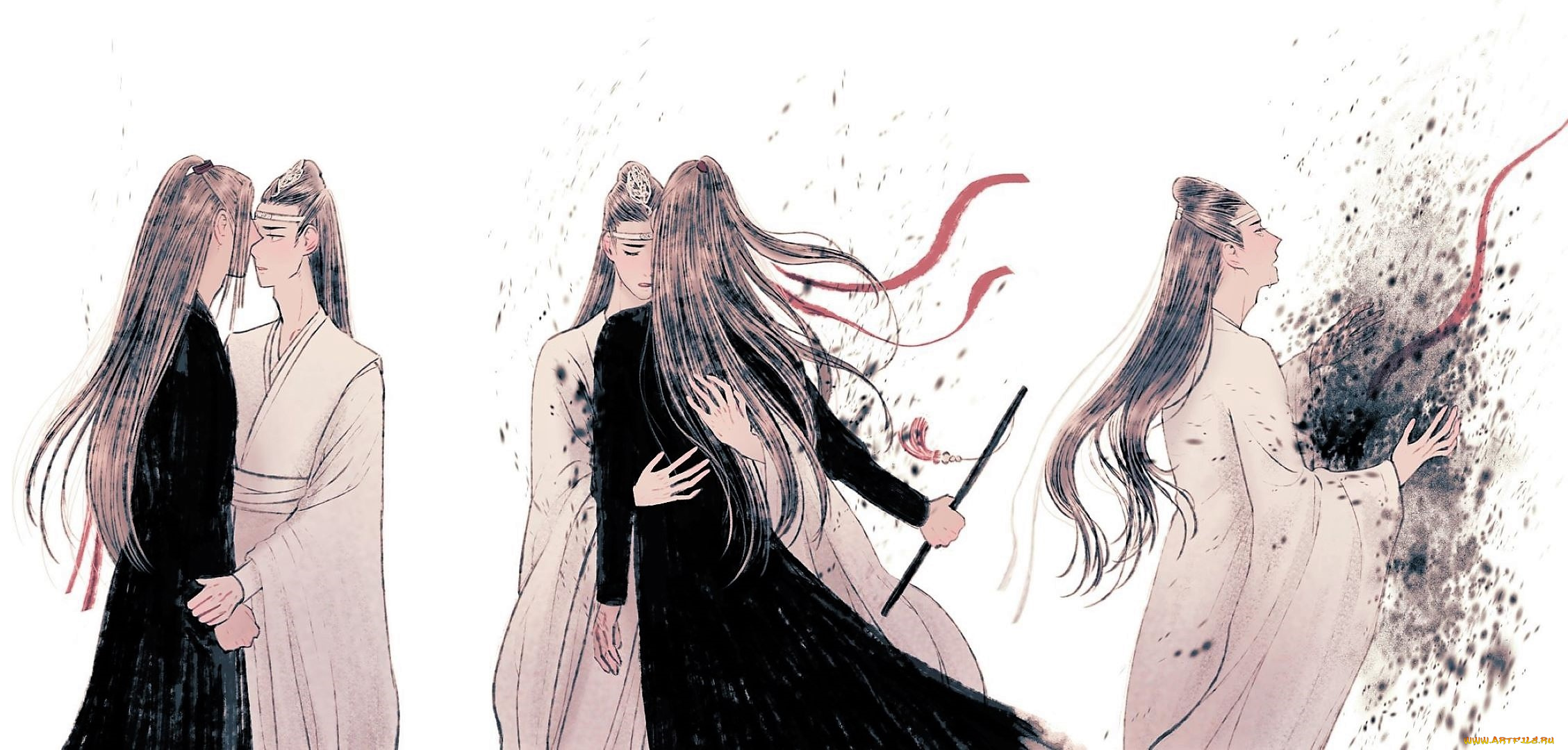 аниме, mo, dao, zu, shi, вэй, усянь, лань, ванцзы