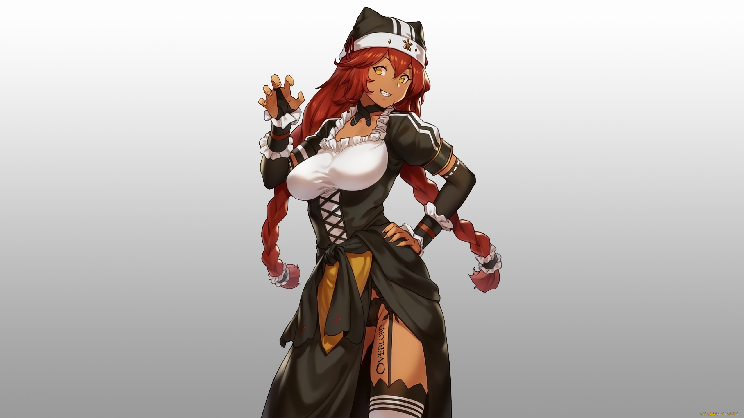 повелитель, аниме, overlord, lupusregina, beta, девушка, взгляд