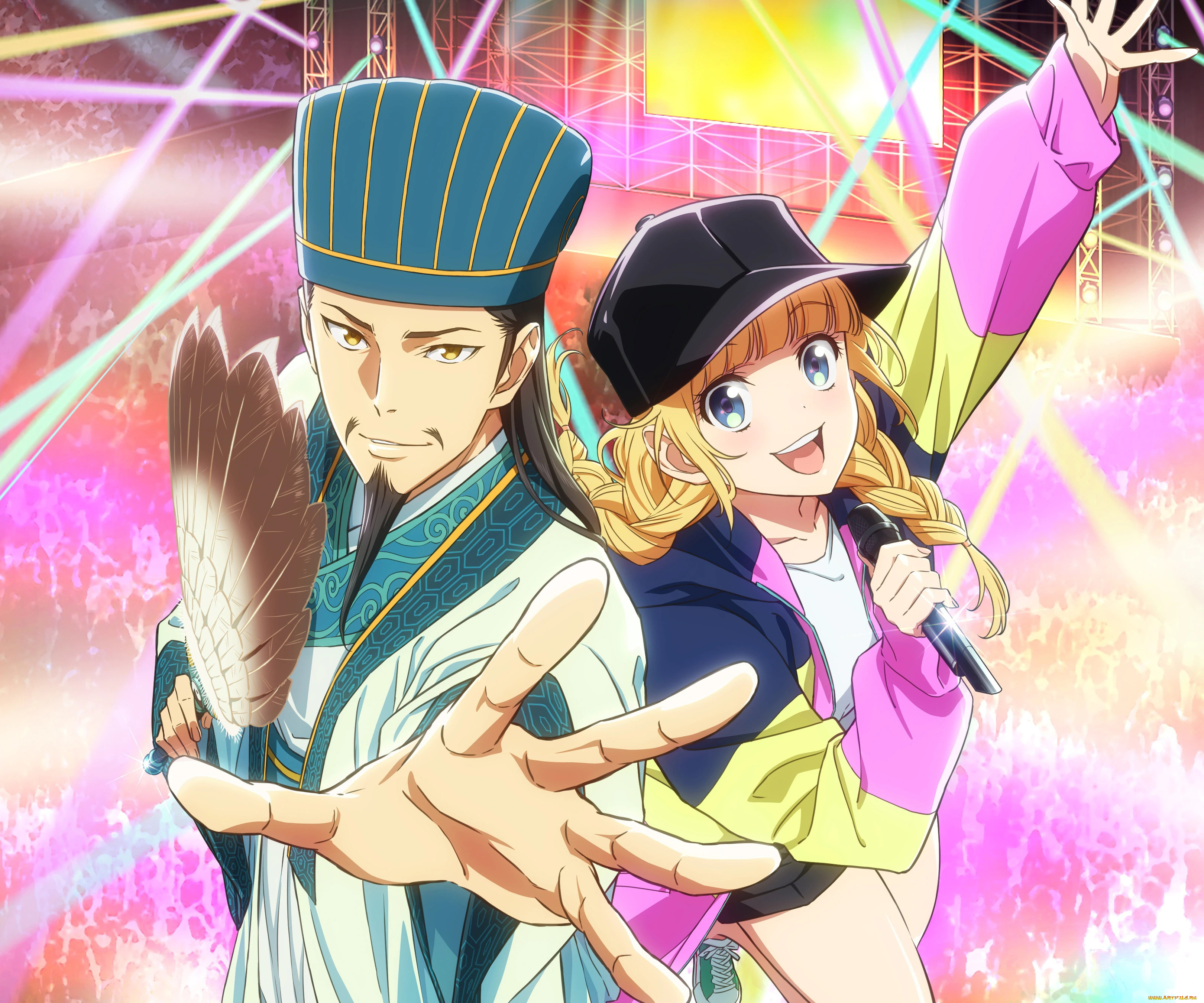 аниме, paripi, koumei, ya, boy, kongming, ya, boy, kongming