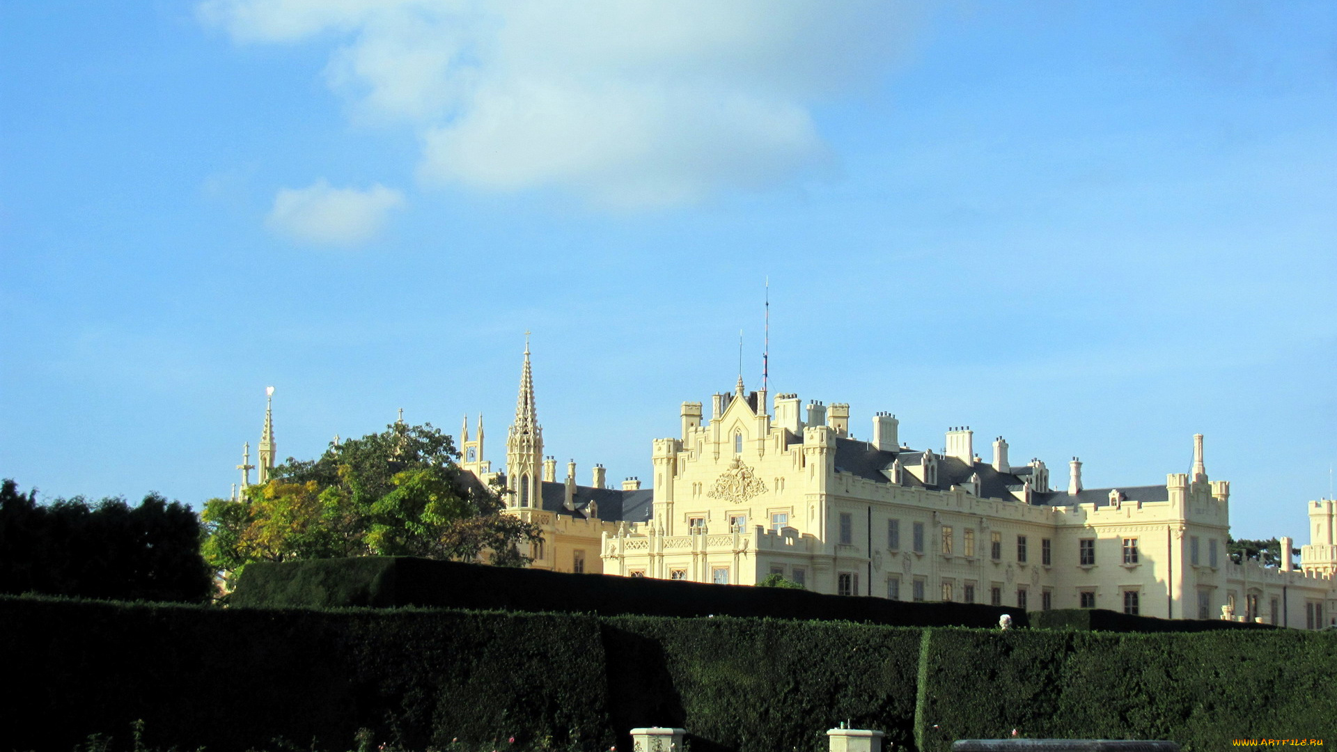 lednice, castle, города, замок, леднице, , чехия, lednice, castle