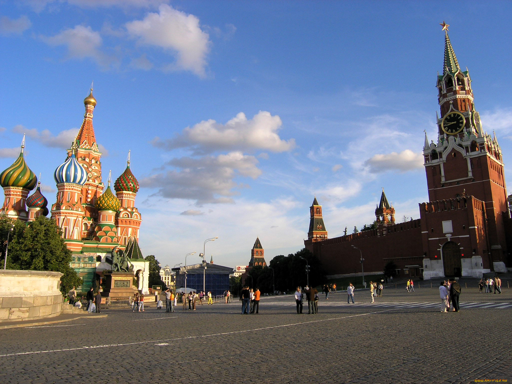 города, москва, , россия, столица, небо, облака, кремль, красная, площадь, люди