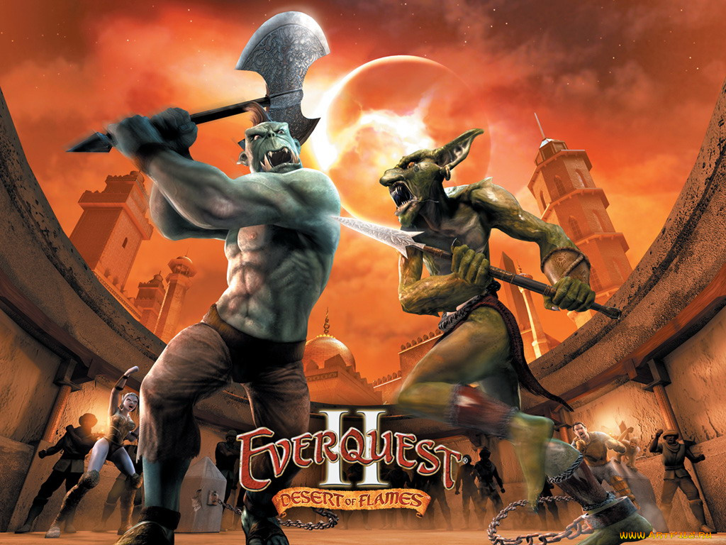 everquest, ii, desert, of, flames, видео, игры