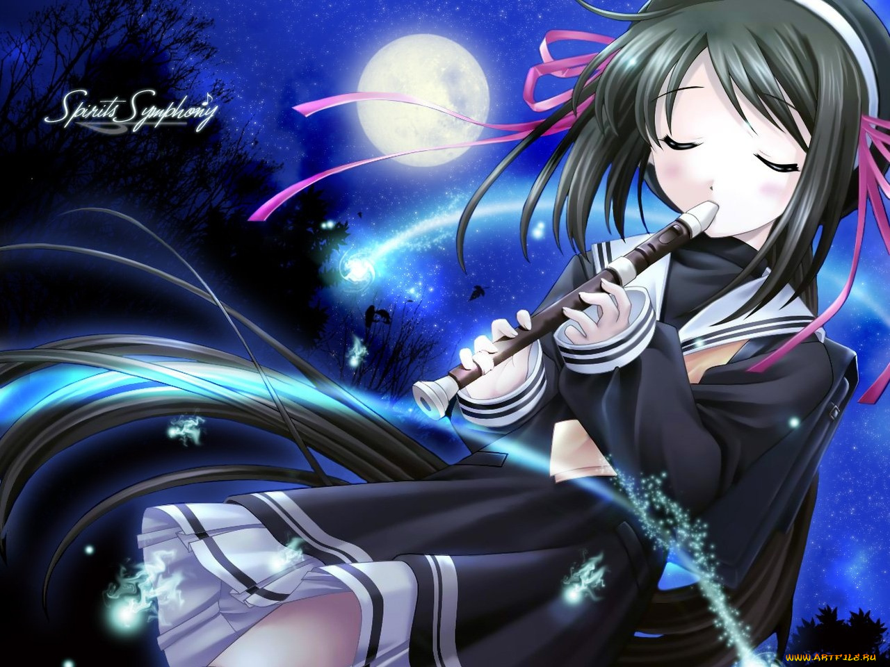 аниме, headphones, instrumental