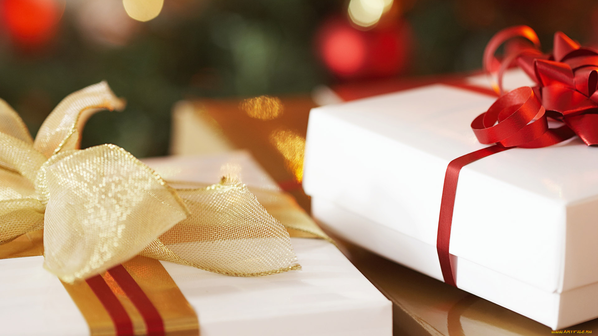 праздничные, подарки, коробочки