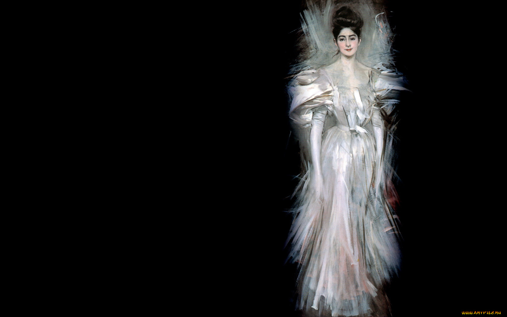 рисованные, люди, девушка