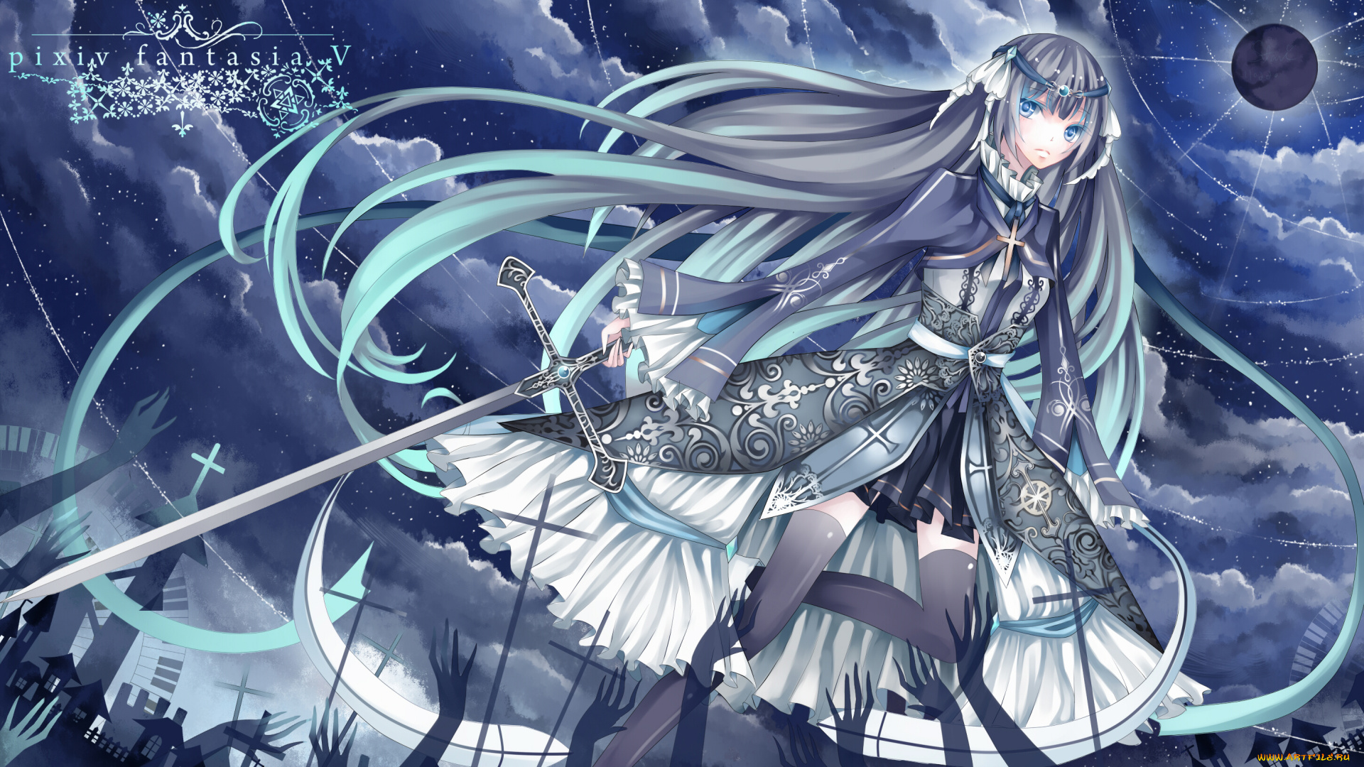 аниме, pixiv, fantasia