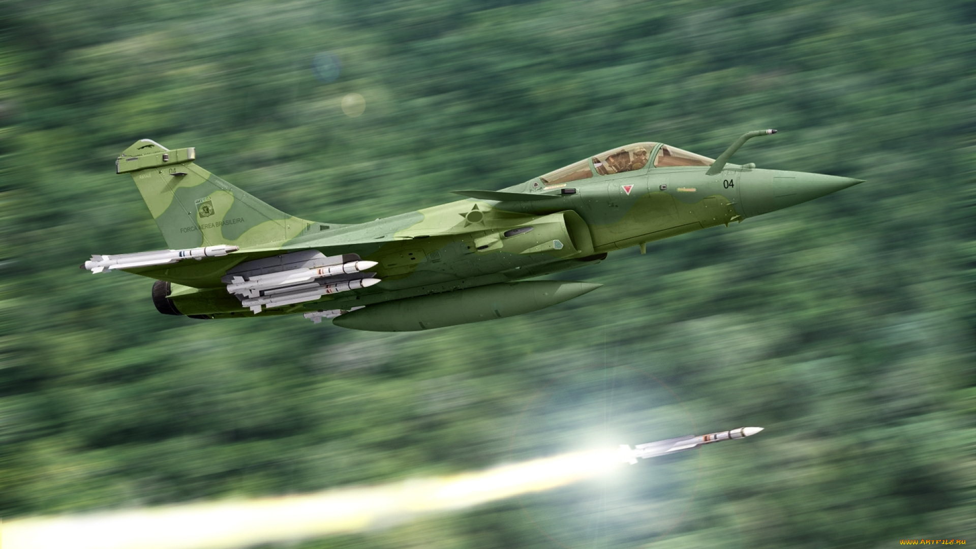 авиация, боевые, самолёты, истребитель, ракеты, залп