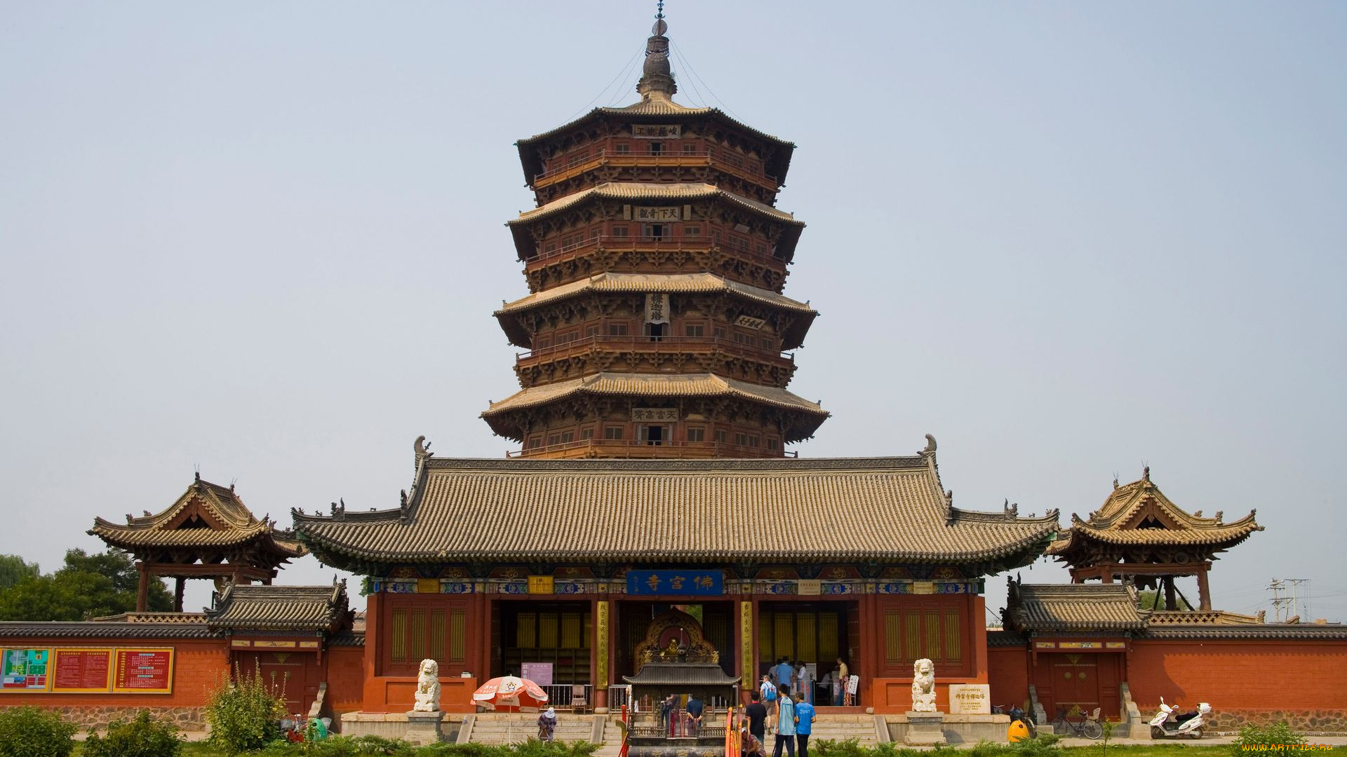 города, буддистские, другие, храмы, храм, Япония