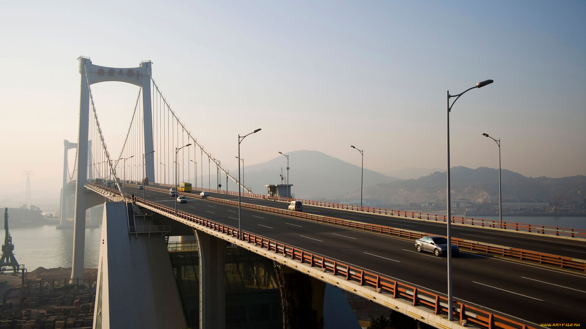 города, мосты, мост, река