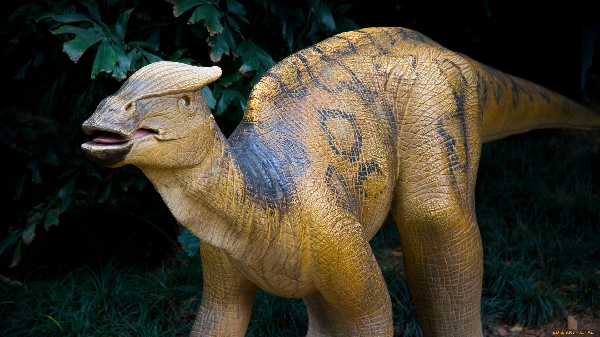 разное, рельефы, статуи, музейные, экспонаты, динозавр