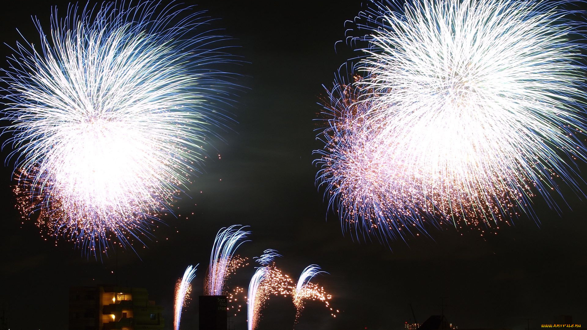 разное, салюты, фейерверки, салют