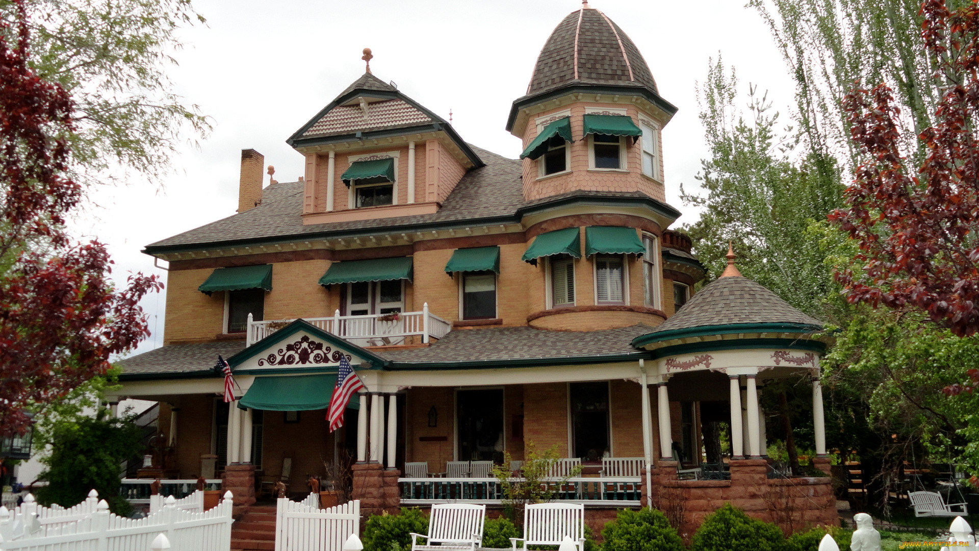 victorian, houses, utah, сша, города, здания, дома