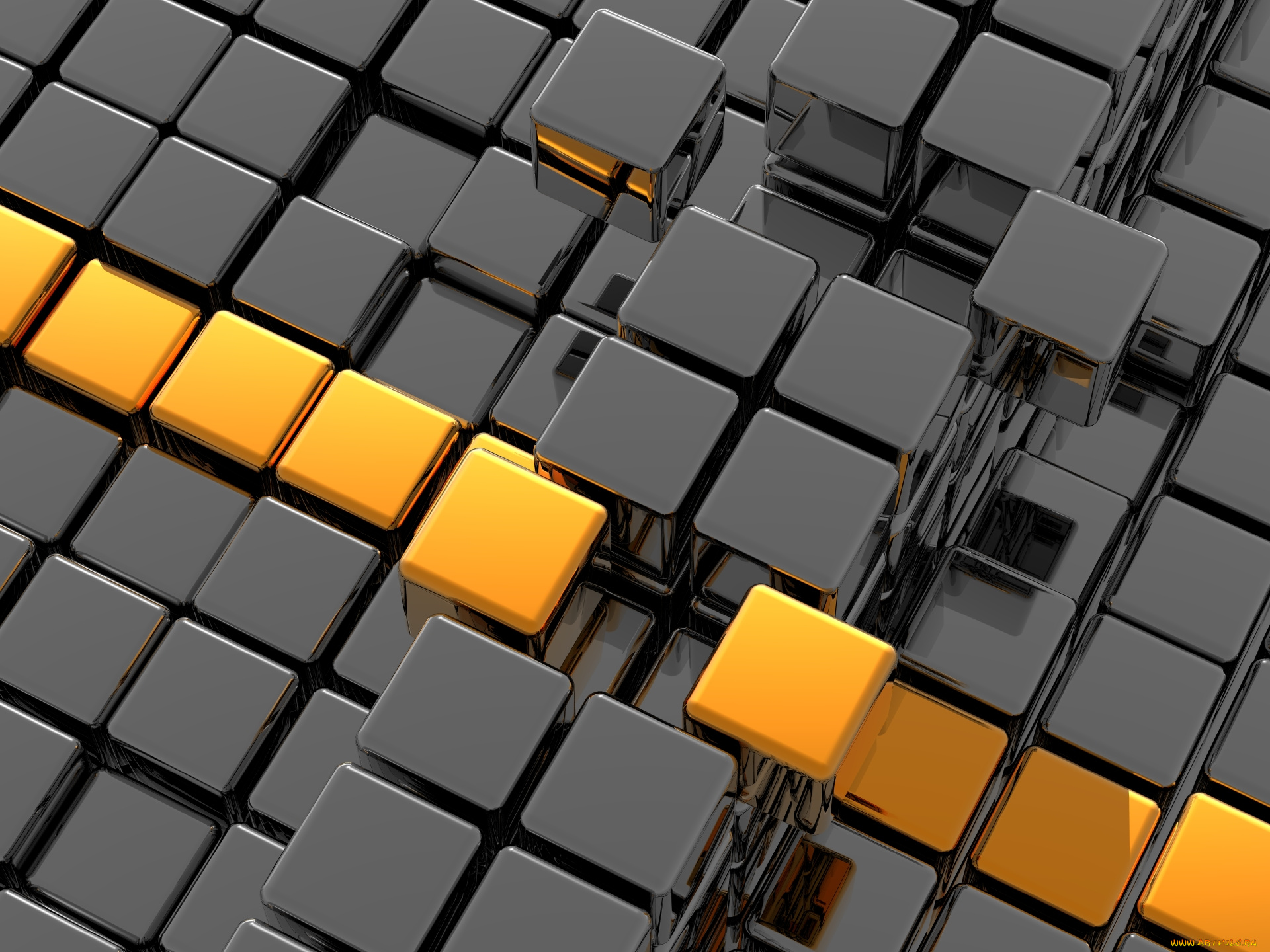 3д, графика, другое, кубики