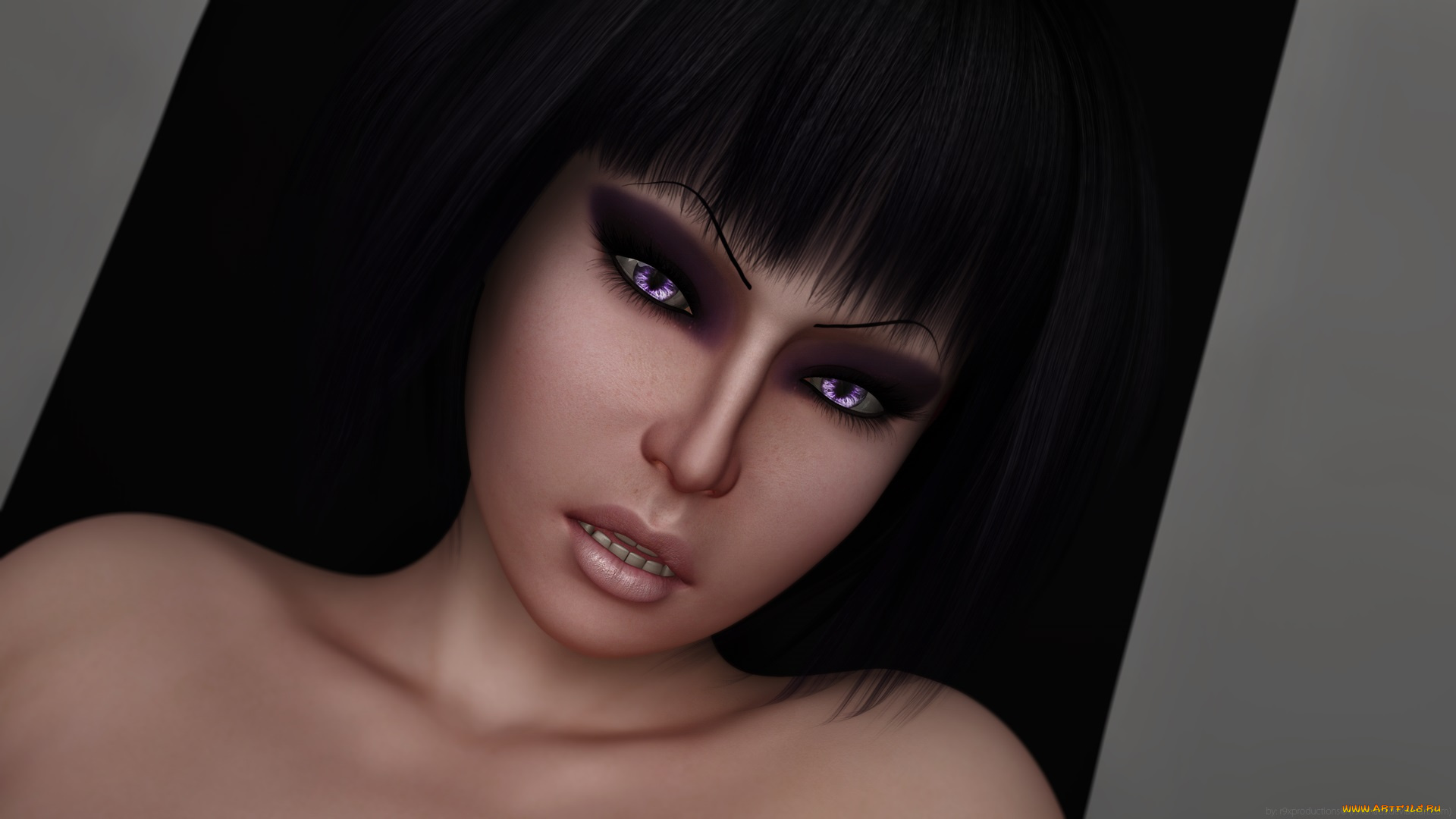 3д, графика, портрет, , portraits, девушка, взгляд