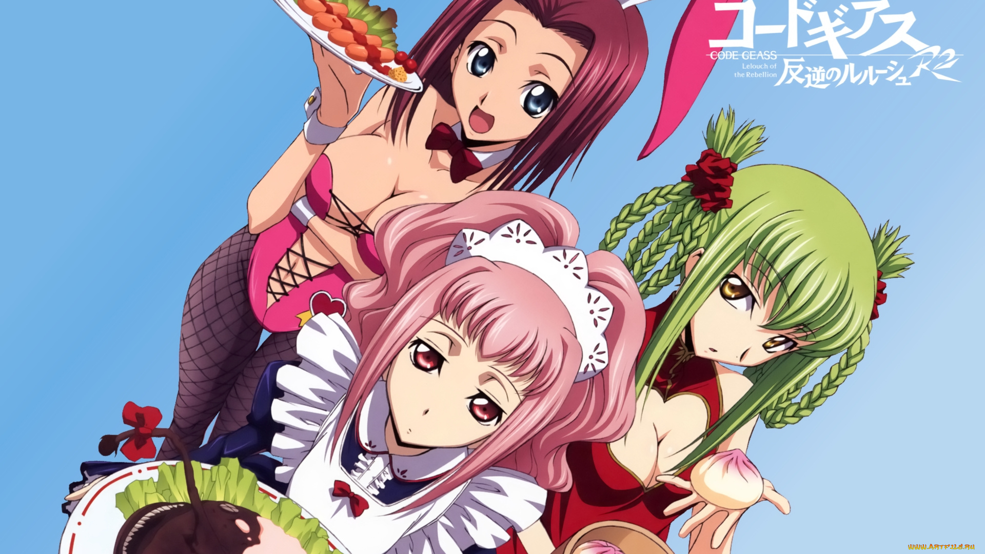 аниме, code, geass, код, гиасс, девушки